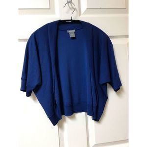 Ann Taylor Short Sleeve Crop Sweater
